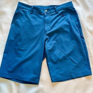 Adidas Men's 32 Blue Golf Shorts.